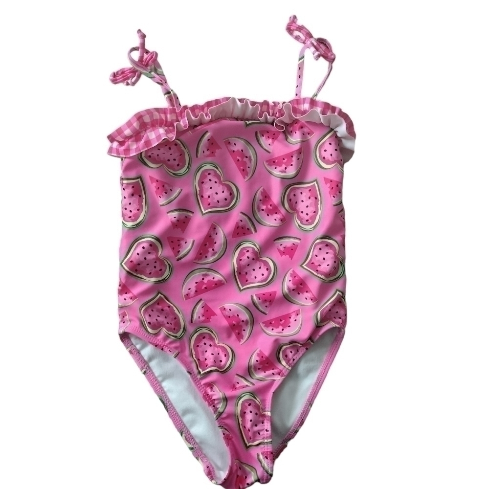 B magical by btween girls watermelon print swimsuit size 4